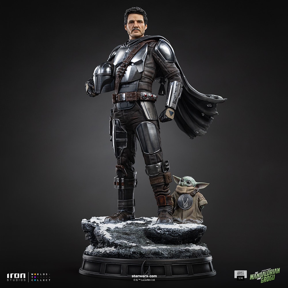 The Mandalorian and Grogu Quarter Scale Statue by Iron Studios