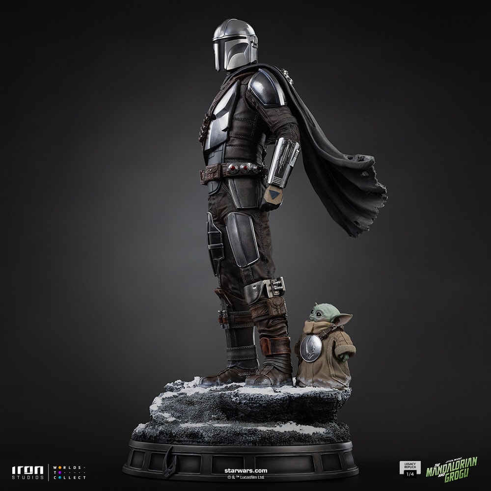 The Mandalorian and Grogu Quarter Scale Statue by Iron Studios