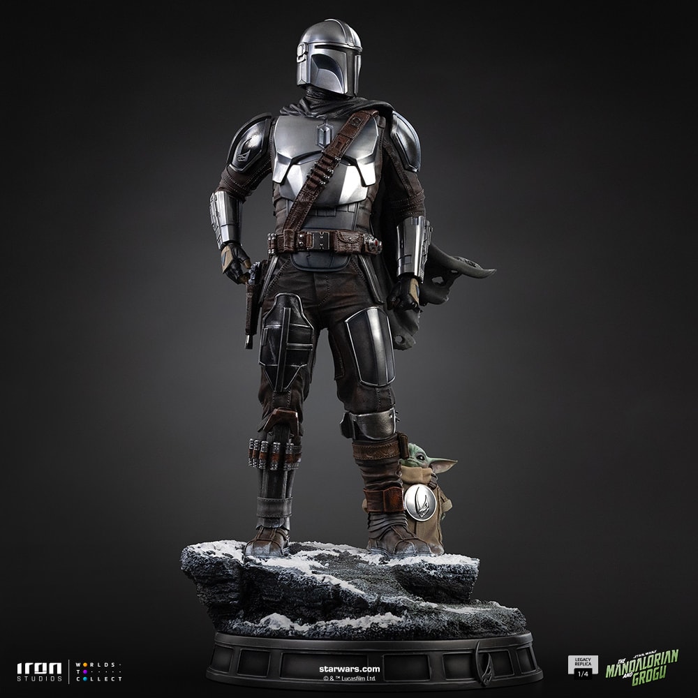 The Mandalorian and Grogu Quarter Scale Statue by Iron Studios