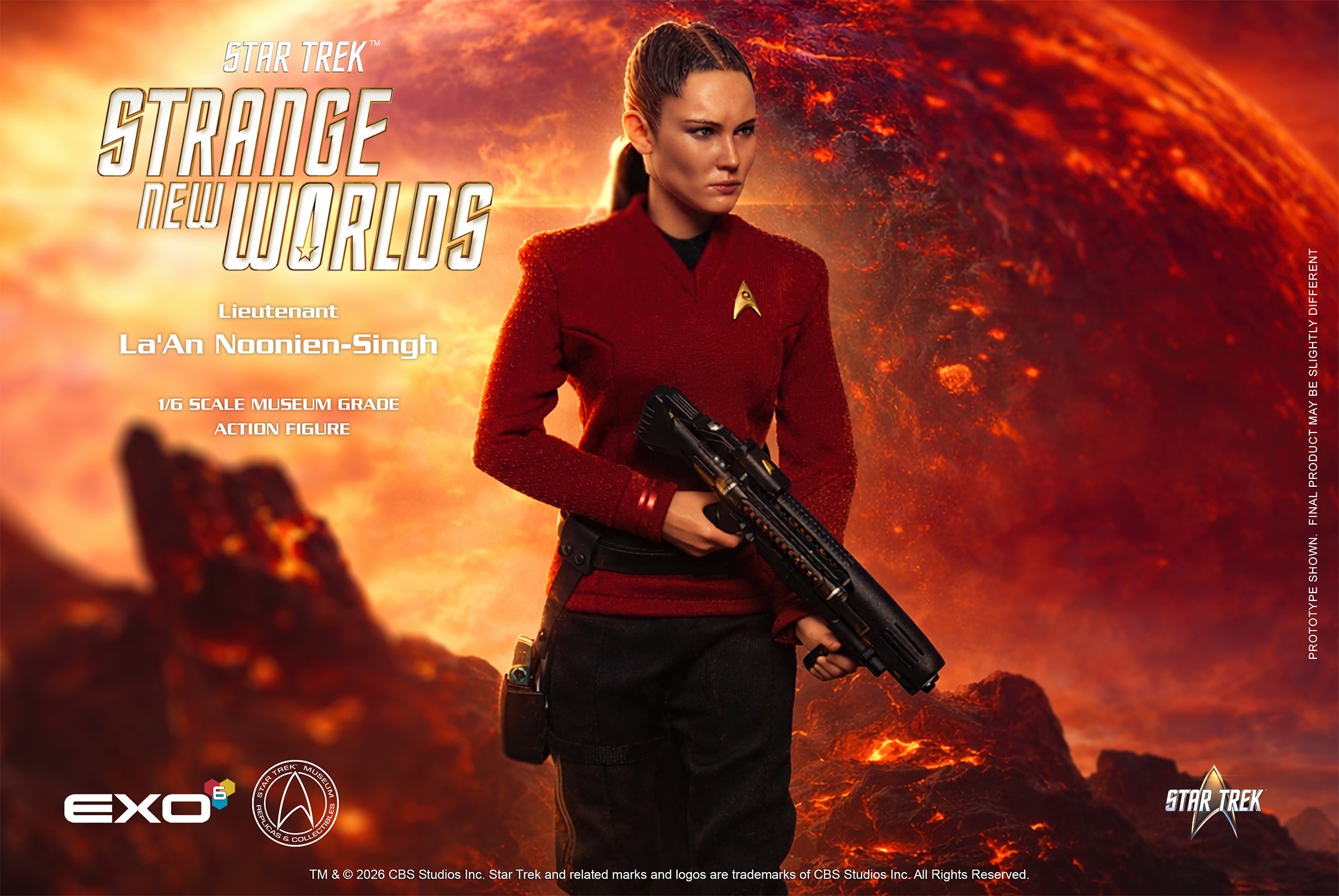 Star Trek Lieutenant La'An Noonien-Singh Sixth Scale Figure  (Prototype Shown) View 3