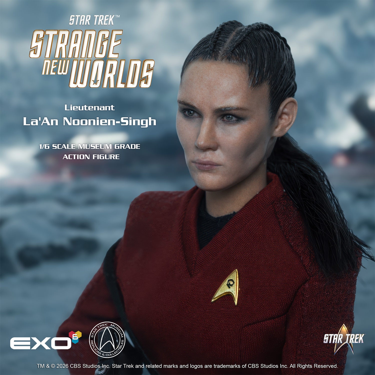 Star Trek Lieutenant La'An Noonien-Singh Sixth Scale Figure  (Prototype Shown) View 8