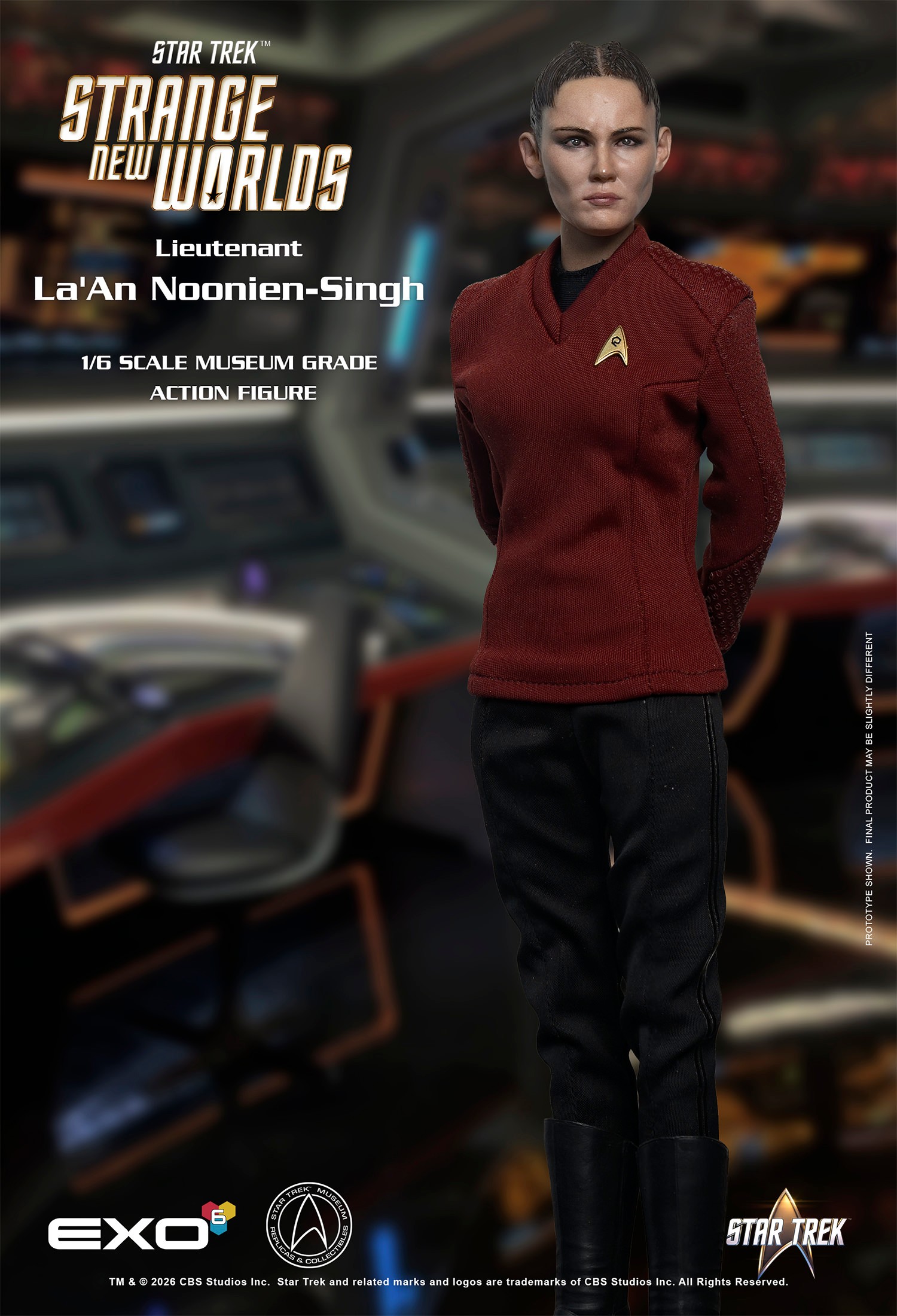 Star Trek Lieutenant La'An Noonien-Singh Sixth Scale Figure  (Prototype Shown) View 11