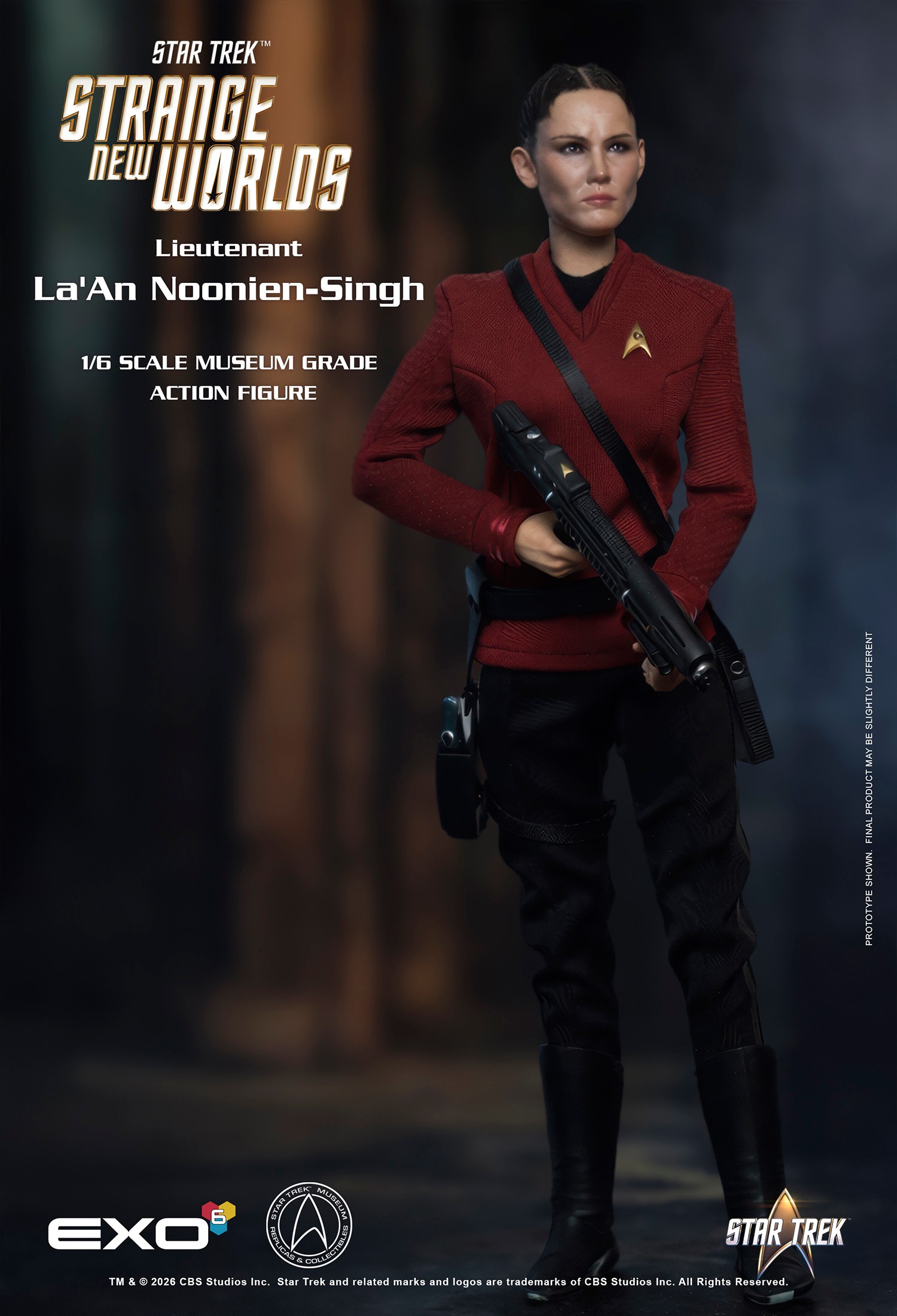 Star Trek Lieutenant La'An Noonien-Singh Sixth Scale Figure  (Prototype Shown) View 12