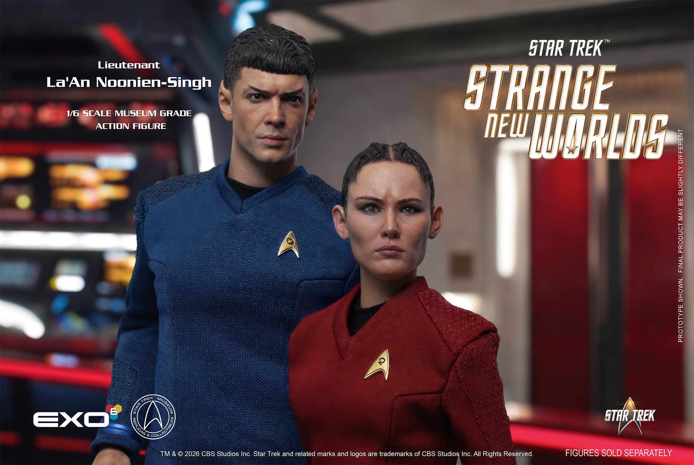 Star Trek Lieutenant La'An Noonien-Singh Sixth Scale Figure  (Prototype Shown) View 14