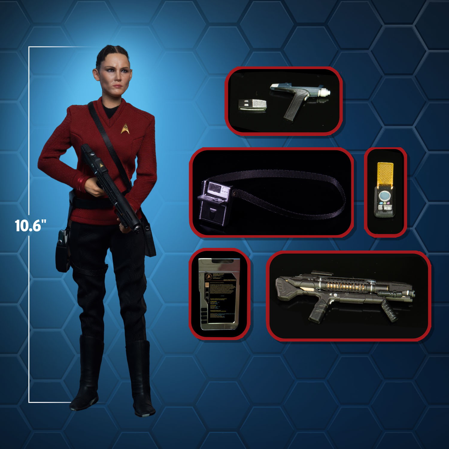 Star Trek Lieutenant La'An Noonien-Singh Sixth Scale Figure  (Prototype Shown) View 2