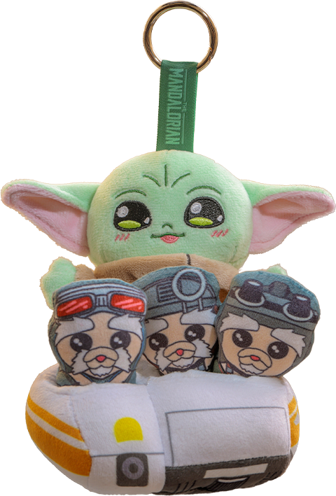 Grogu and Anzellans Cosbi Plush Keychain by Hot Toys | Sideshow