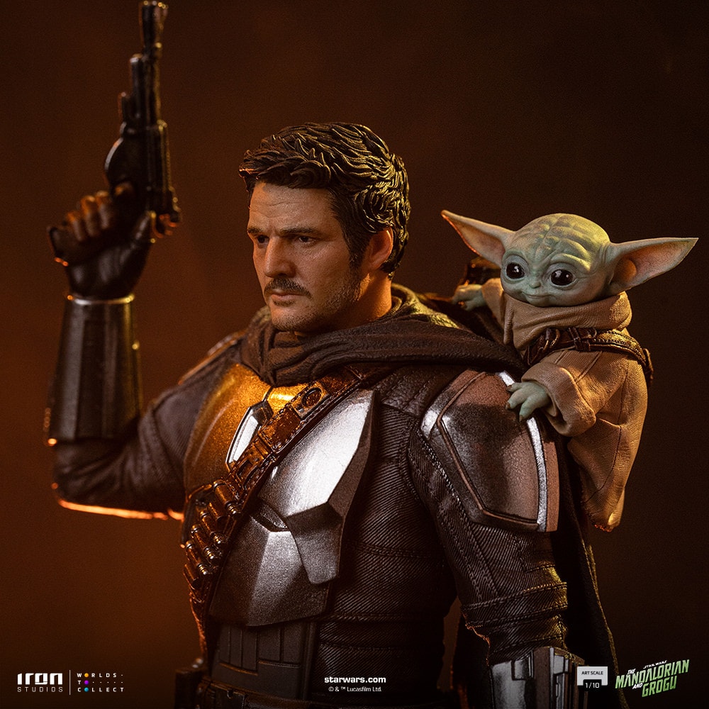 Star Wars Mandalorian and Grogu 1:10 Scale Statue  (Prototype Shown) View 3