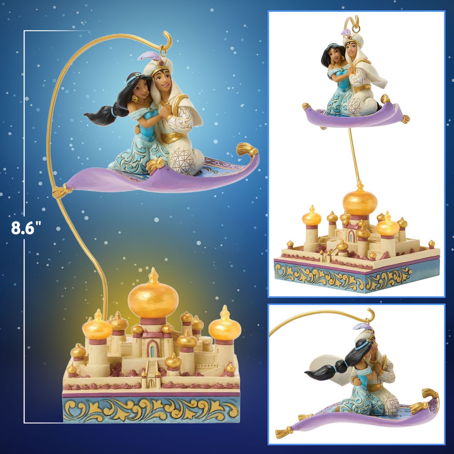 Disney Aladdin & Jasmine Magic Carpet Figurine  (Prototype Shown) View 2