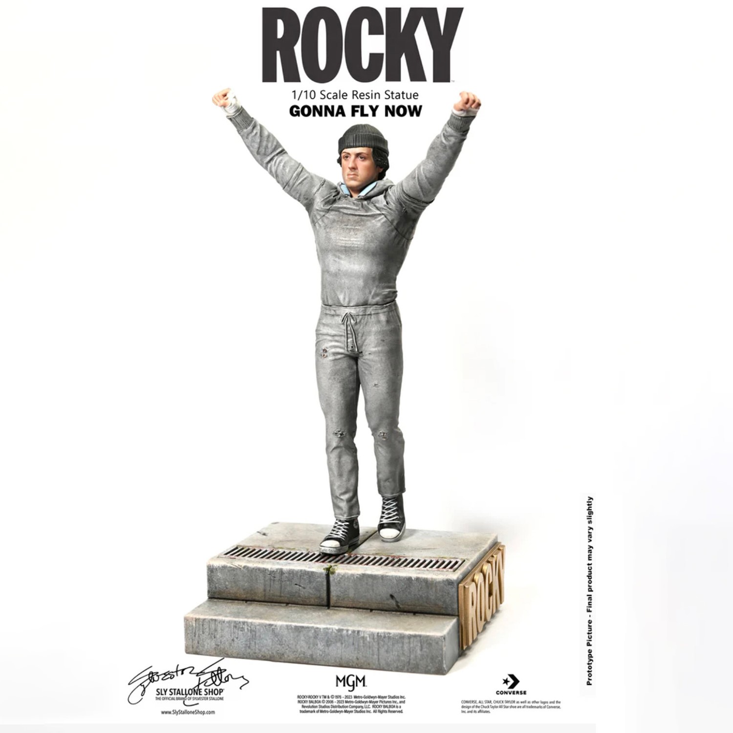 Rocky Rocky "Gonna Fly Now" 1:10 Scale Statue  (Prototype Shown) View 3