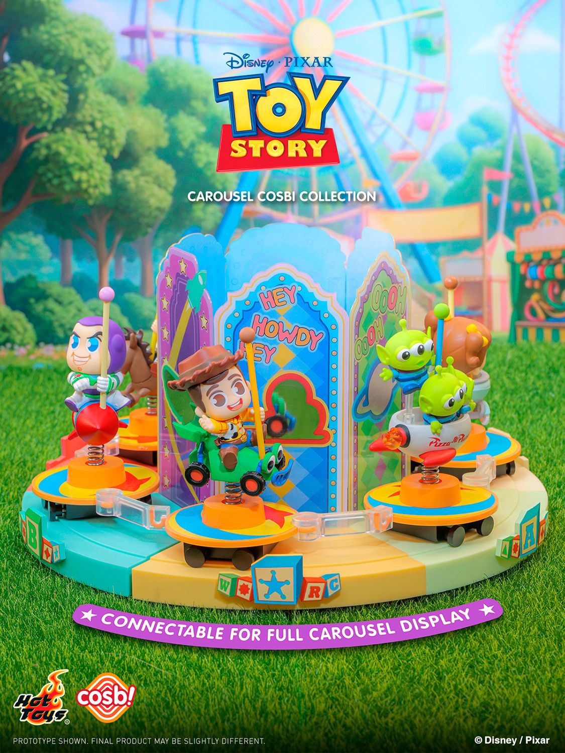 Disney Toy Story Carousel Cosbi Collection Blind Box Set  (Prototype Shown) View 1