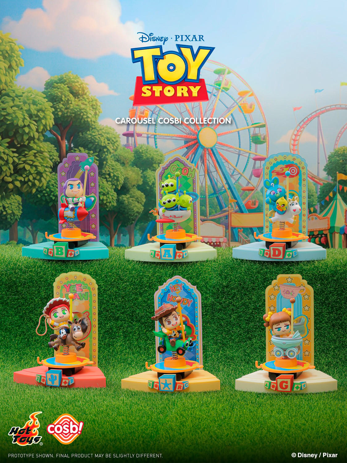 Disney Toy Story Carousel Cosbi Collection Blind Box Set  (Prototype Shown) View 8