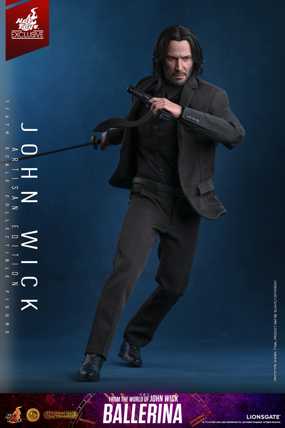 John Wick John Wick (Artisan Edition) Sixth Scale Figure  (Prototype Shown) View 3