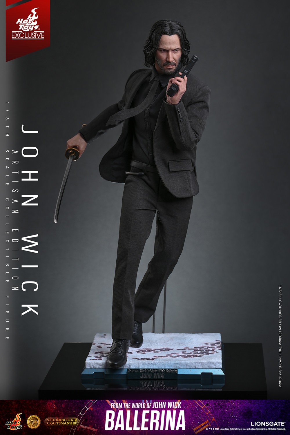 John Wick John Wick (Artisan Edition) Sixth Scale Figure  (Prototype Shown) View 8