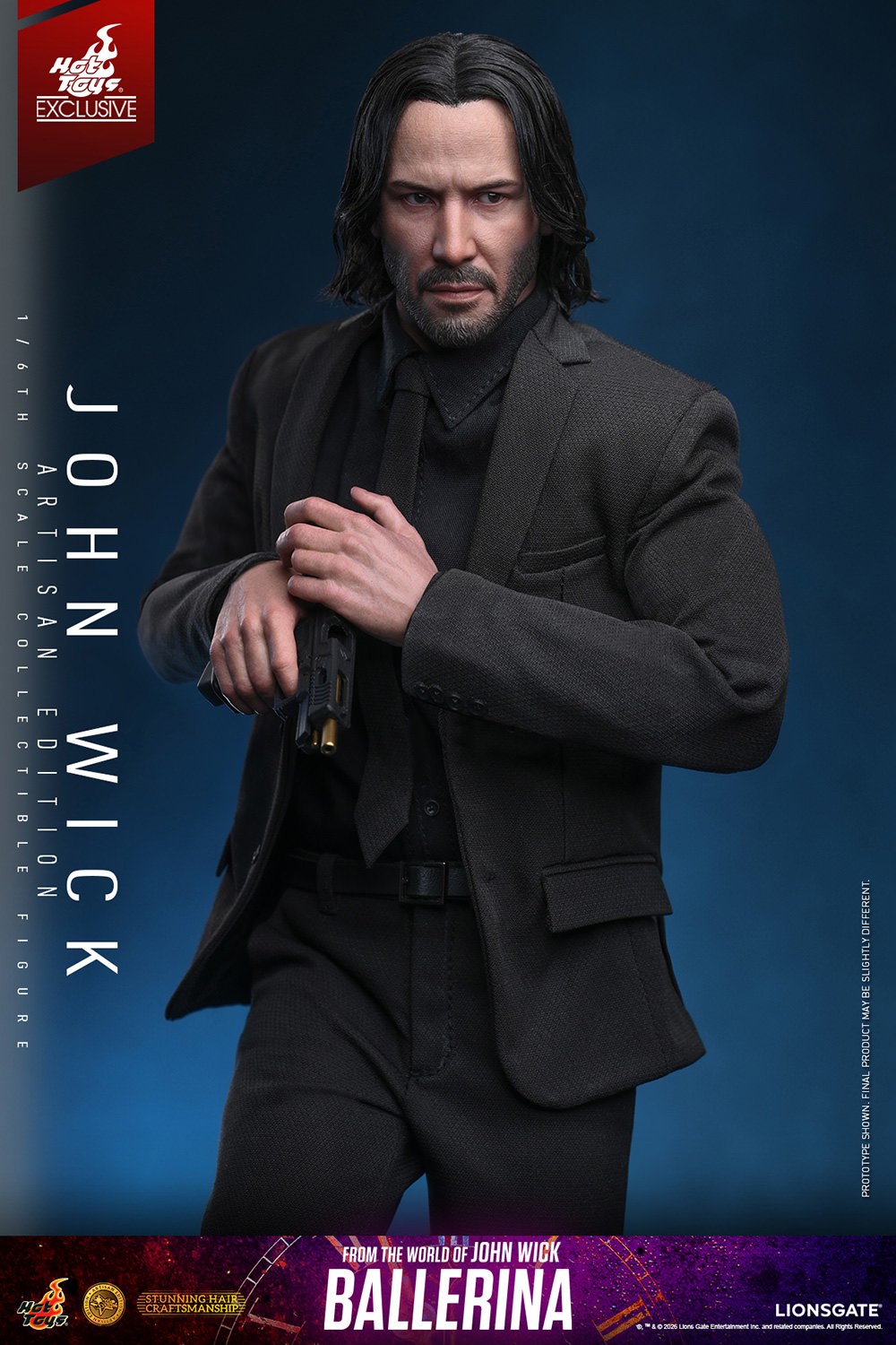 John Wick John Wick (Artisan Edition) Sixth Scale Figure  (Prototype Shown) View 10