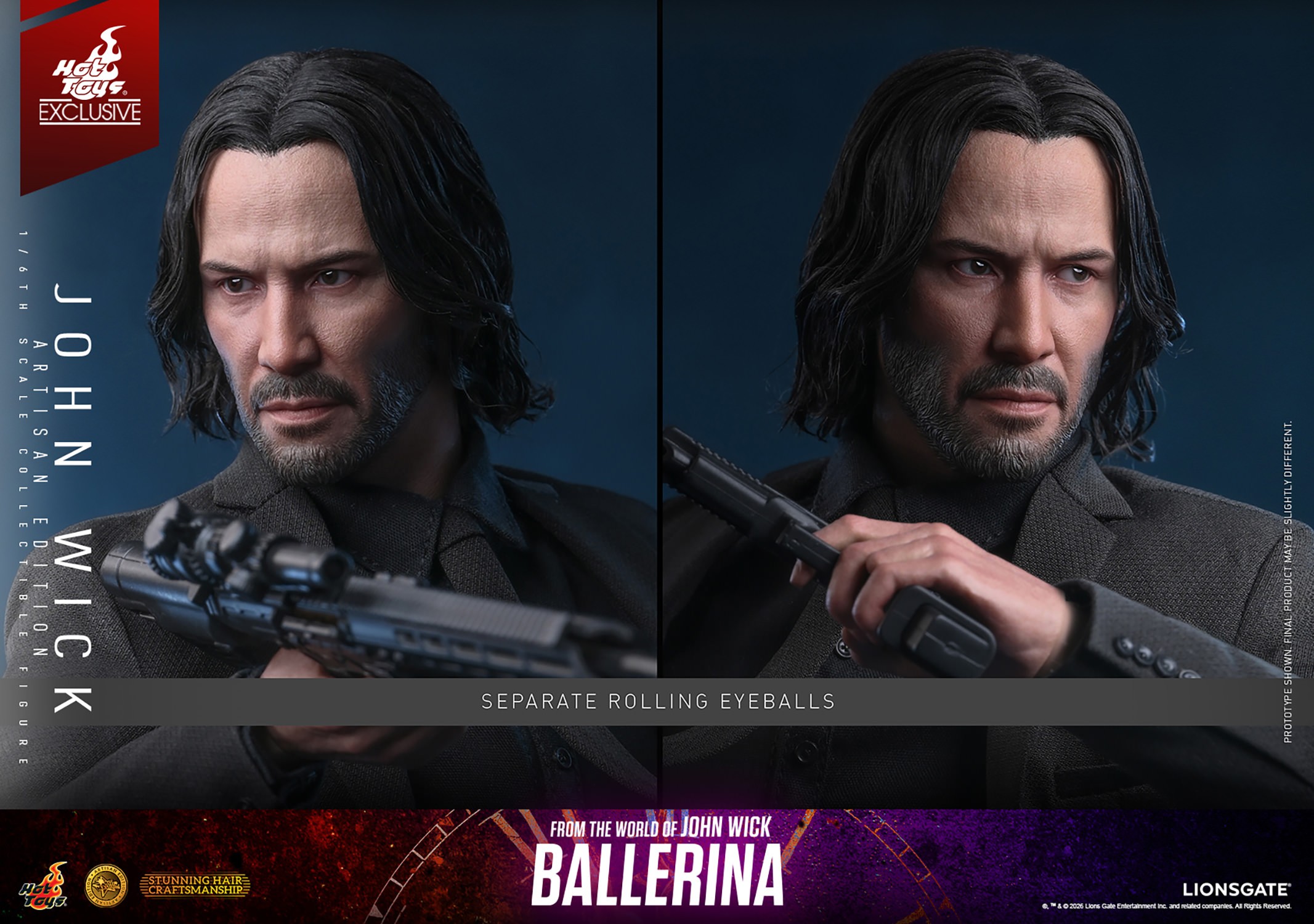 John Wick John Wick (Artisan Edition) Sixth Scale Figure  (Prototype Shown) View 16