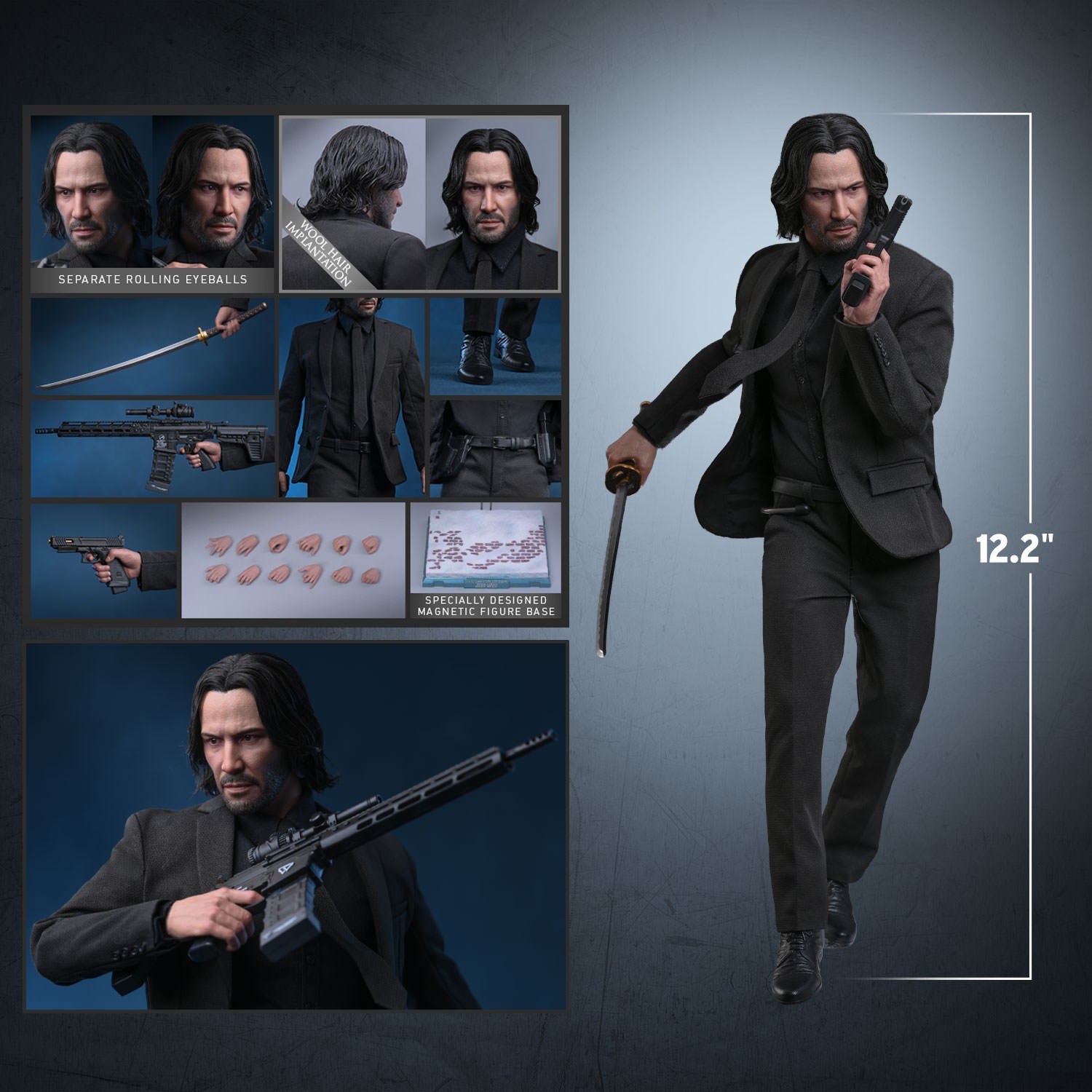 John Wick John Wick (Artisan Edition) Sixth Scale Figure  (Prototype Shown) View 2