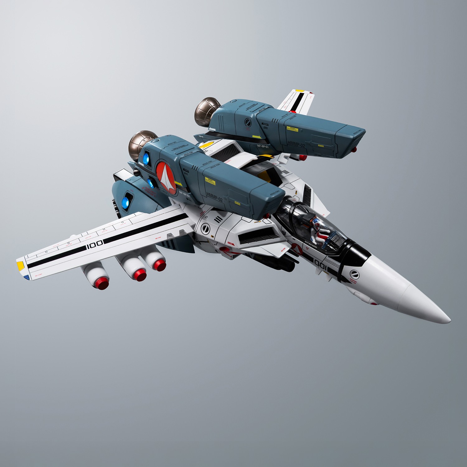 Robotech ROBO-DOU ROBOTECH VF‐1S Super Veritech Set (RICK HUNTER) Action Figure  (Prototype Shown) View 3