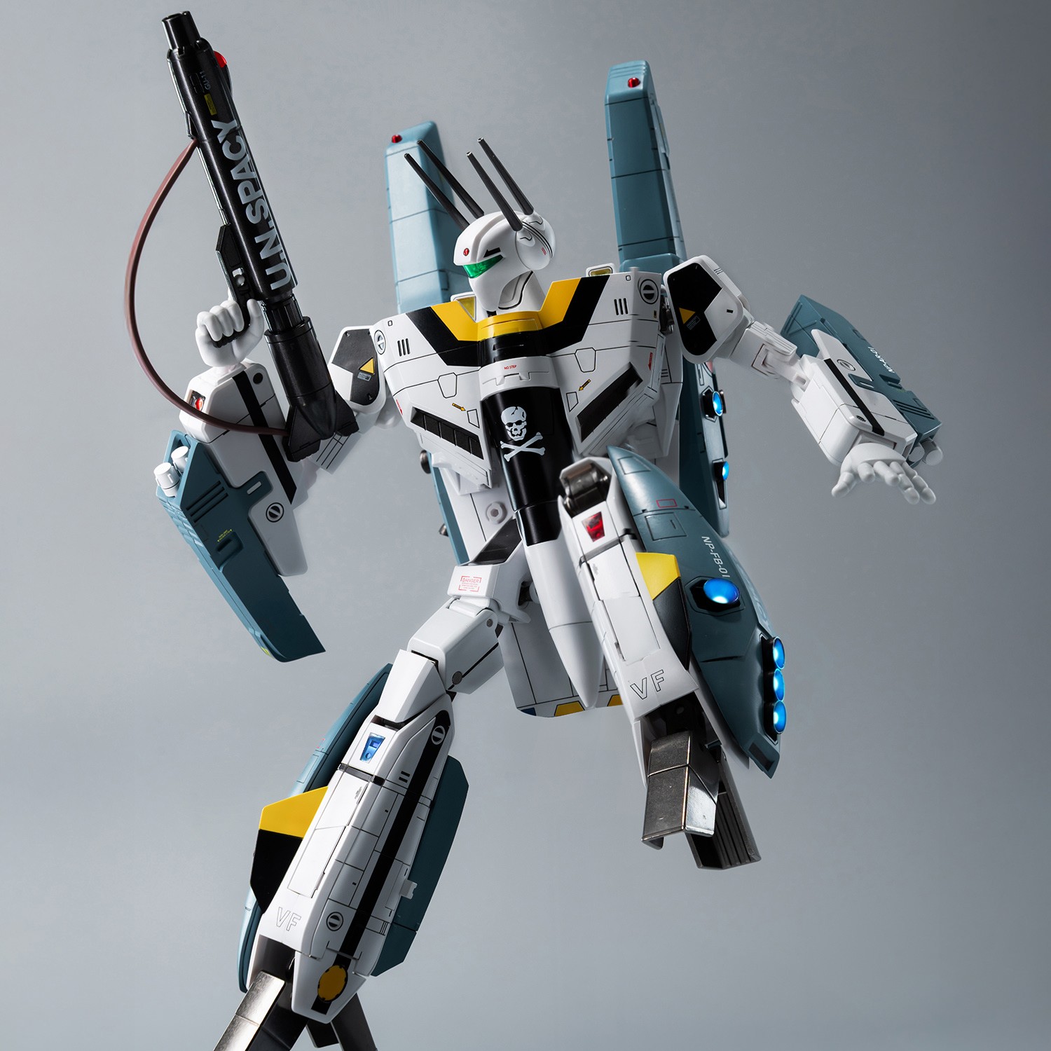 Robotech ROBO-DOU ROBOTECH VF‐1S Super Veritech Set (RICK HUNTER) Action Figure  (Prototype Shown) View 5