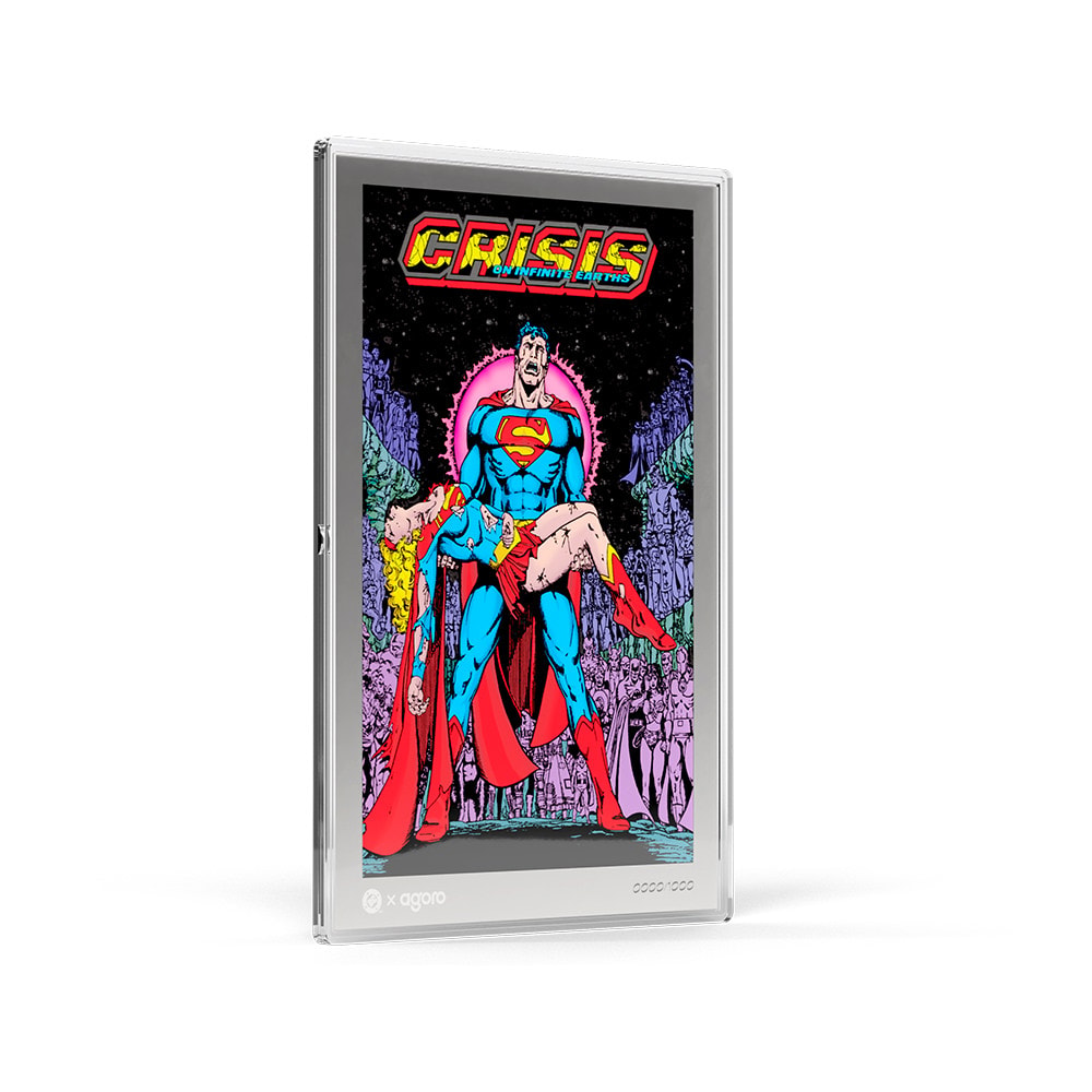 DC Comics Death of Supergirl - Crisis on Infinite Earths (1985) #7 Silver Collectible  (Prototype Shown) View 3