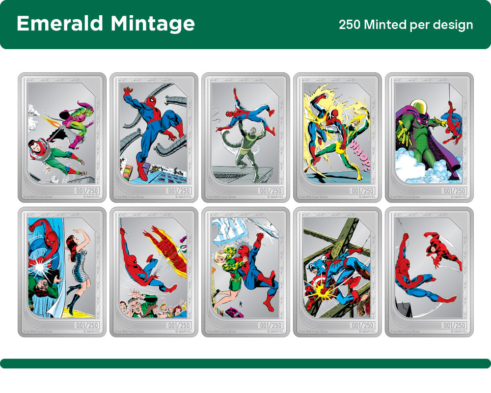 Marvel Collector Box – Spider-Man: Comic Art Through The Ages Silver Collectible  (Prototype Shown) View 8