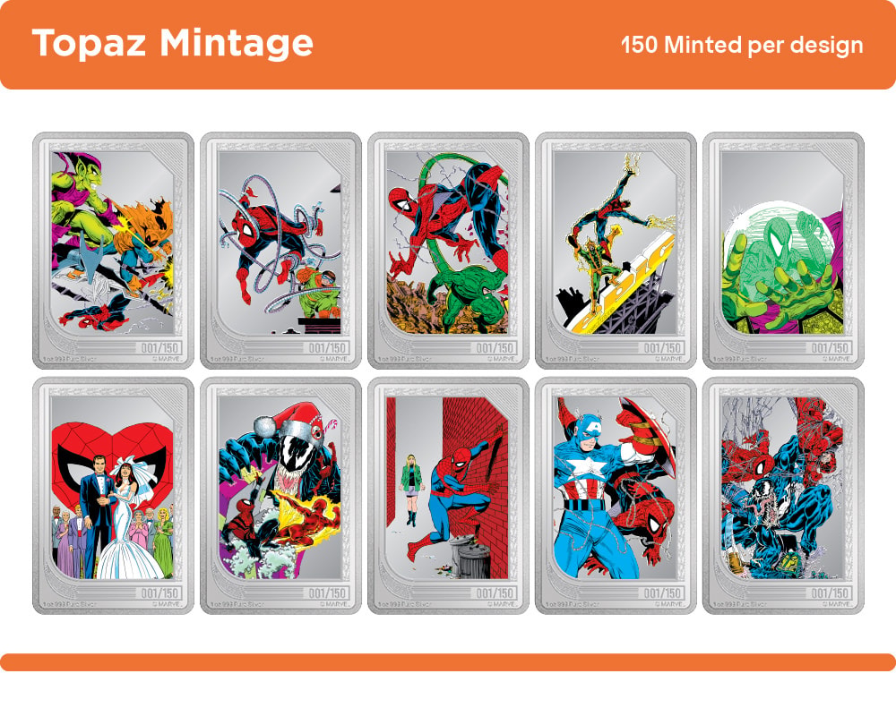 Marvel Collector Box – Spider-Man: Comic Art Through The Ages Silver Collectible  (Prototype Shown) View 9