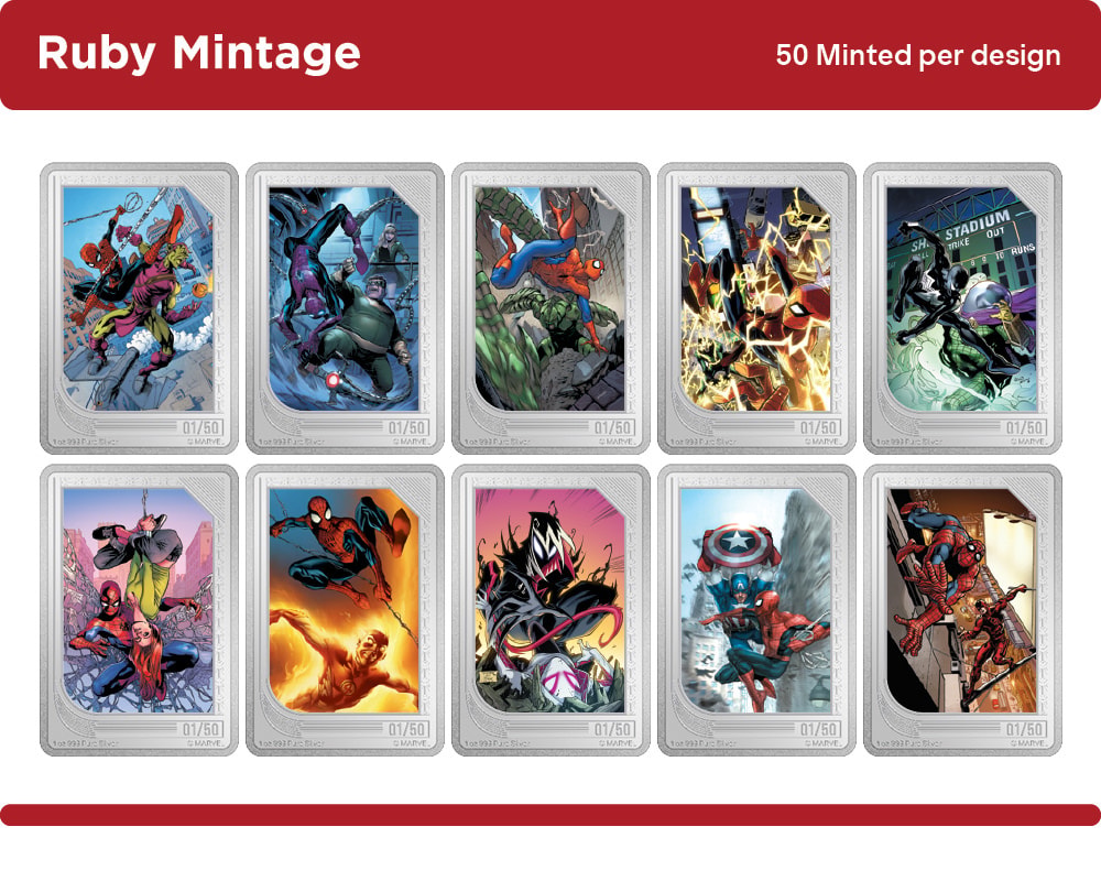 Marvel Collector Box – Spider-Man: Comic Art Through The Ages Silver Collectible  (Prototype Shown) View 10