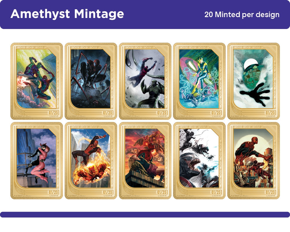 Marvel Collector Box – Spider-Man: Comic Art Through The Ages Silver Collectible  (Prototype Shown) View 12