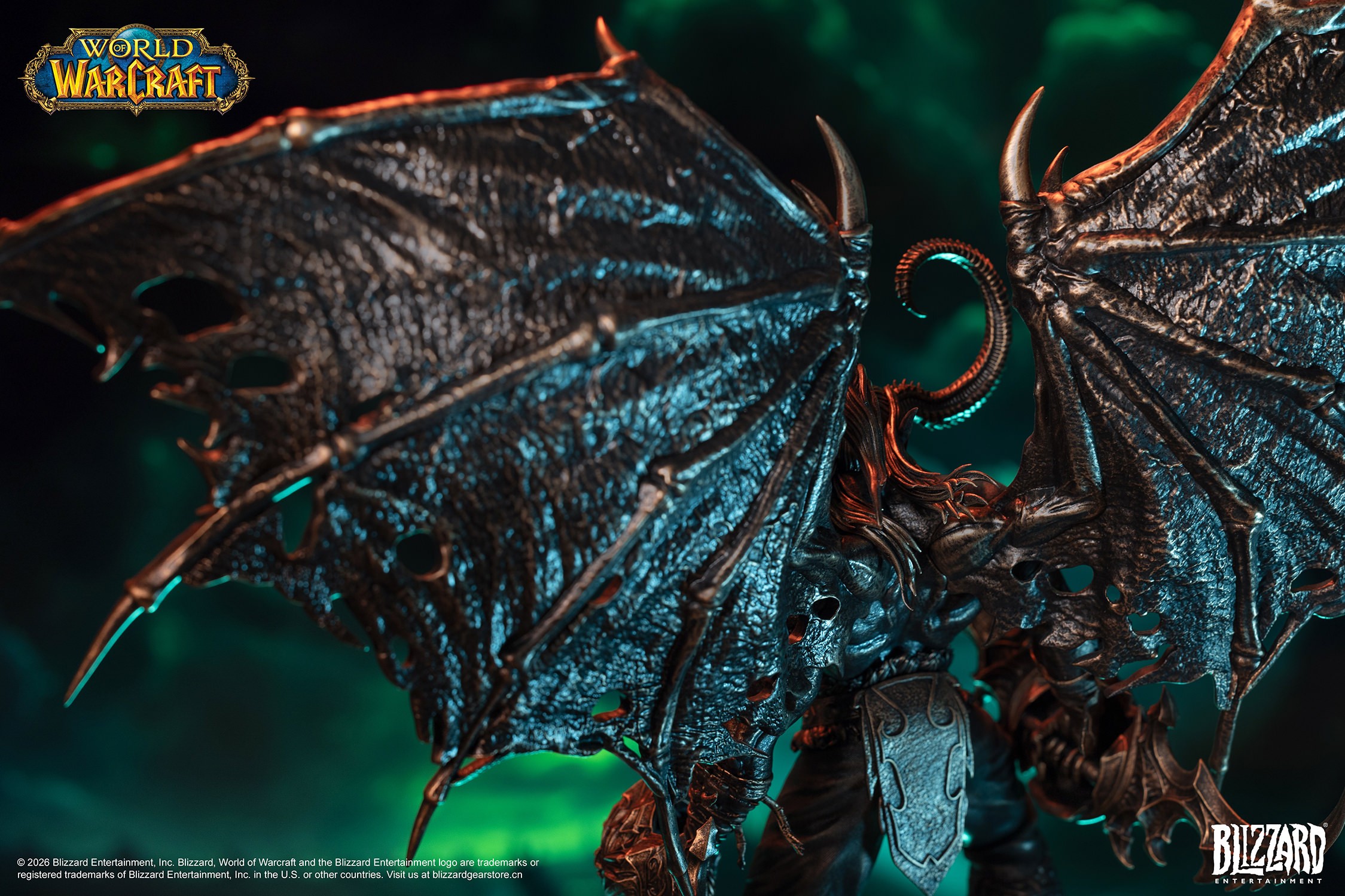 Warcraft Illidan Stormrage (Bronze-Colored) 1:10 Scale Statue  (Prototype Shown) View 8
