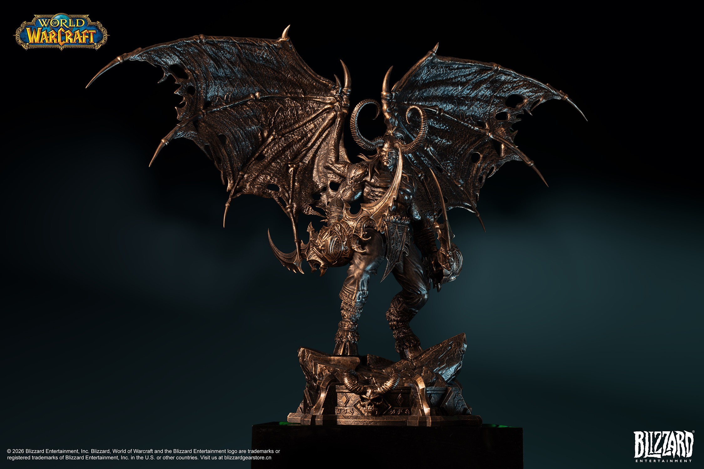Warcraft Illidan Stormrage (Bronze-Colored) 1:10 Scale Statue  (Prototype Shown) View 11