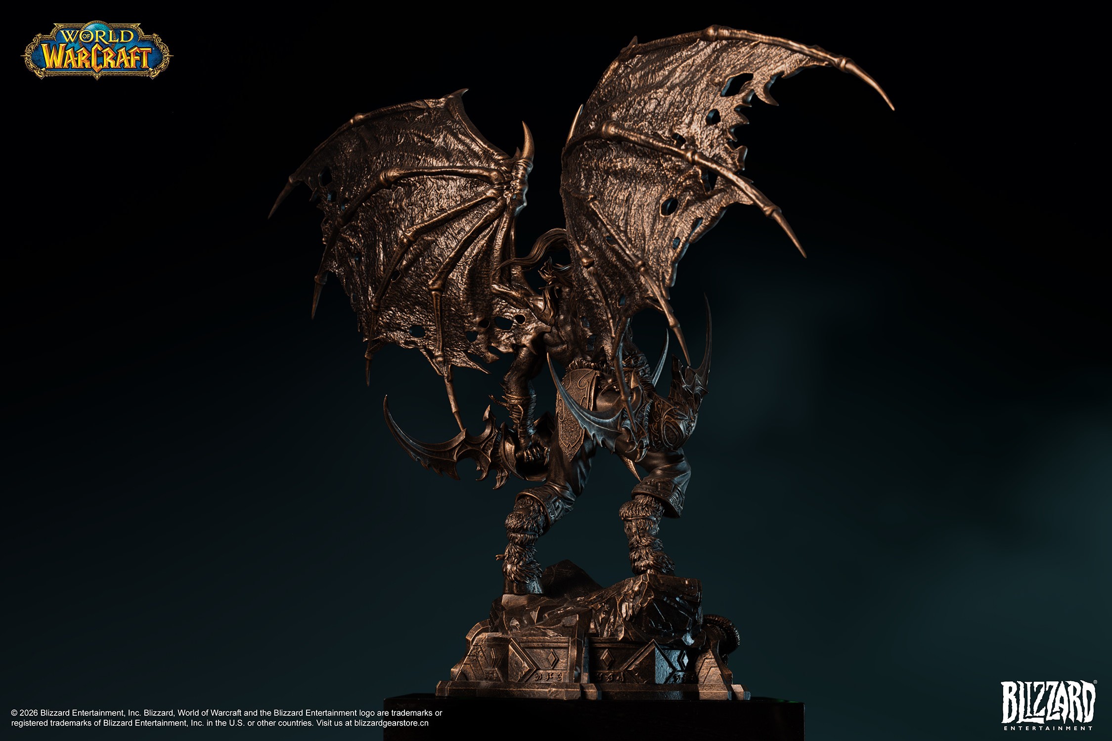 Warcraft Illidan Stormrage (Bronze-Colored) 1:10 Scale Statue  (Prototype Shown) View 12