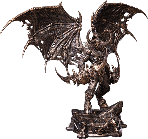 Warcraft Illidan Stormrage (Bronze-Colored) 1:10 Scale Statue  (Prototype Shown) View 13