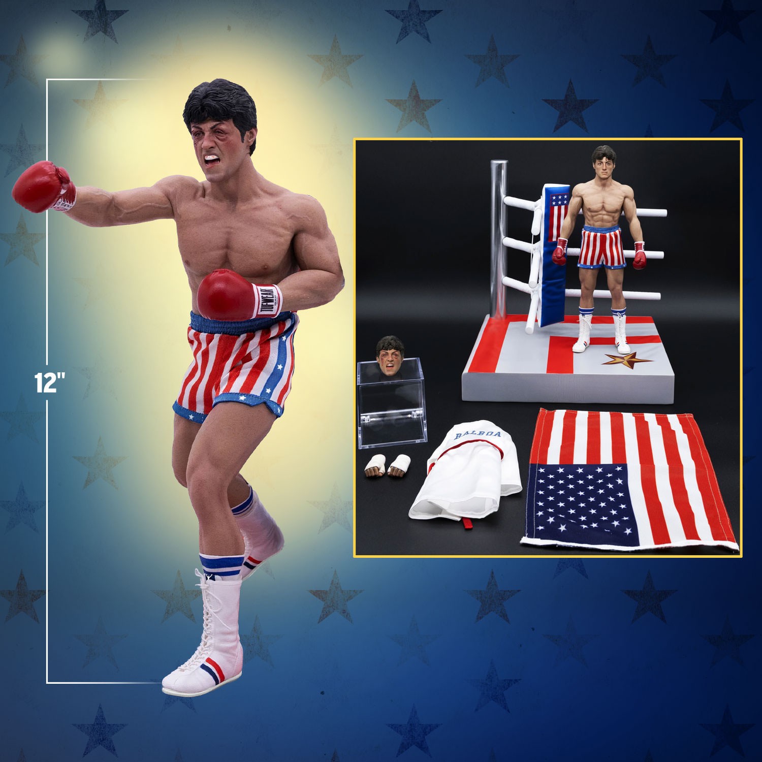 Rocky Rocky IV (Ultimate Edition) Sixth Scale Figure  (Prototype Shown) View 2