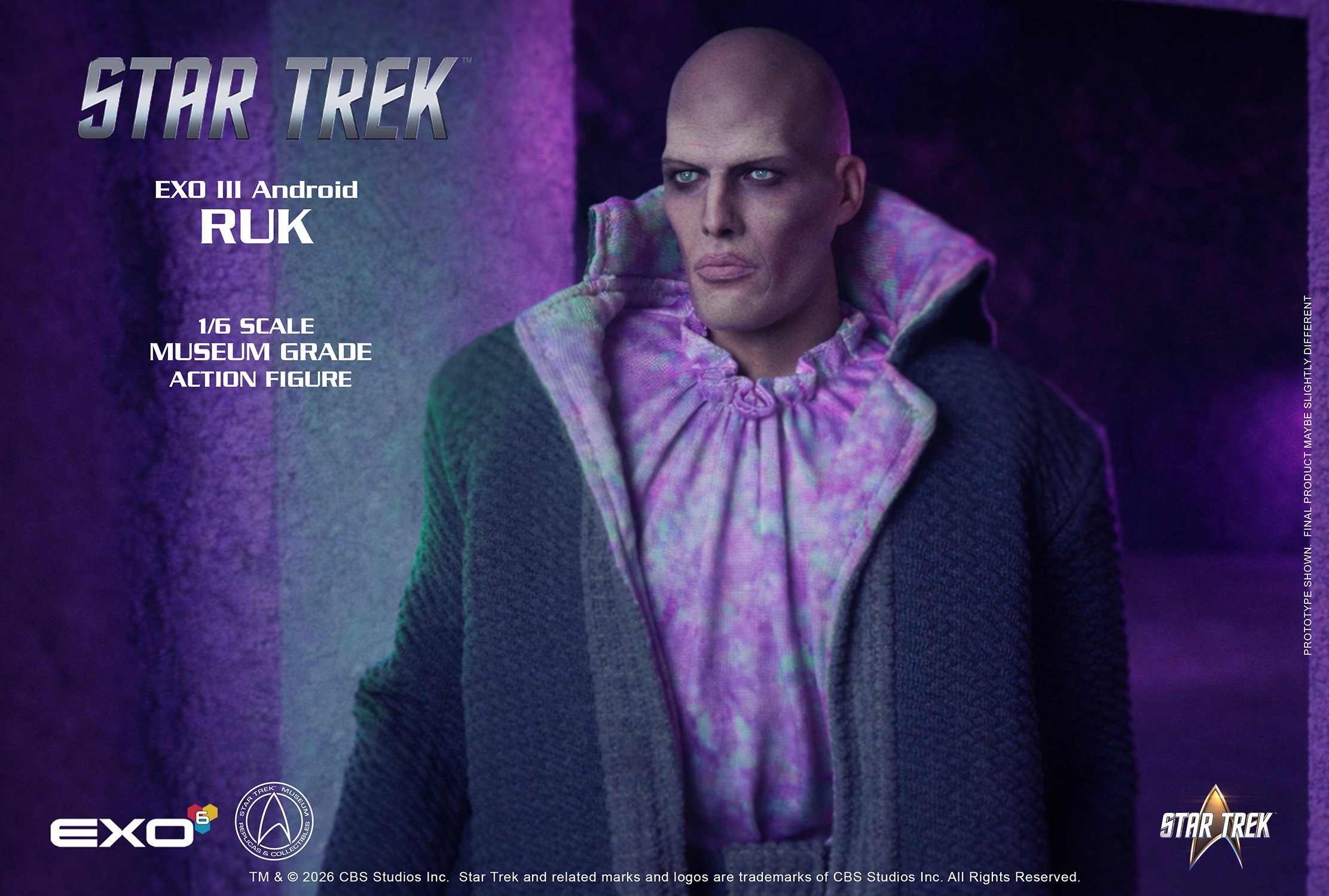 Star Trek Ruk Sixth Scale Figure  (Prototype Shown) View 1