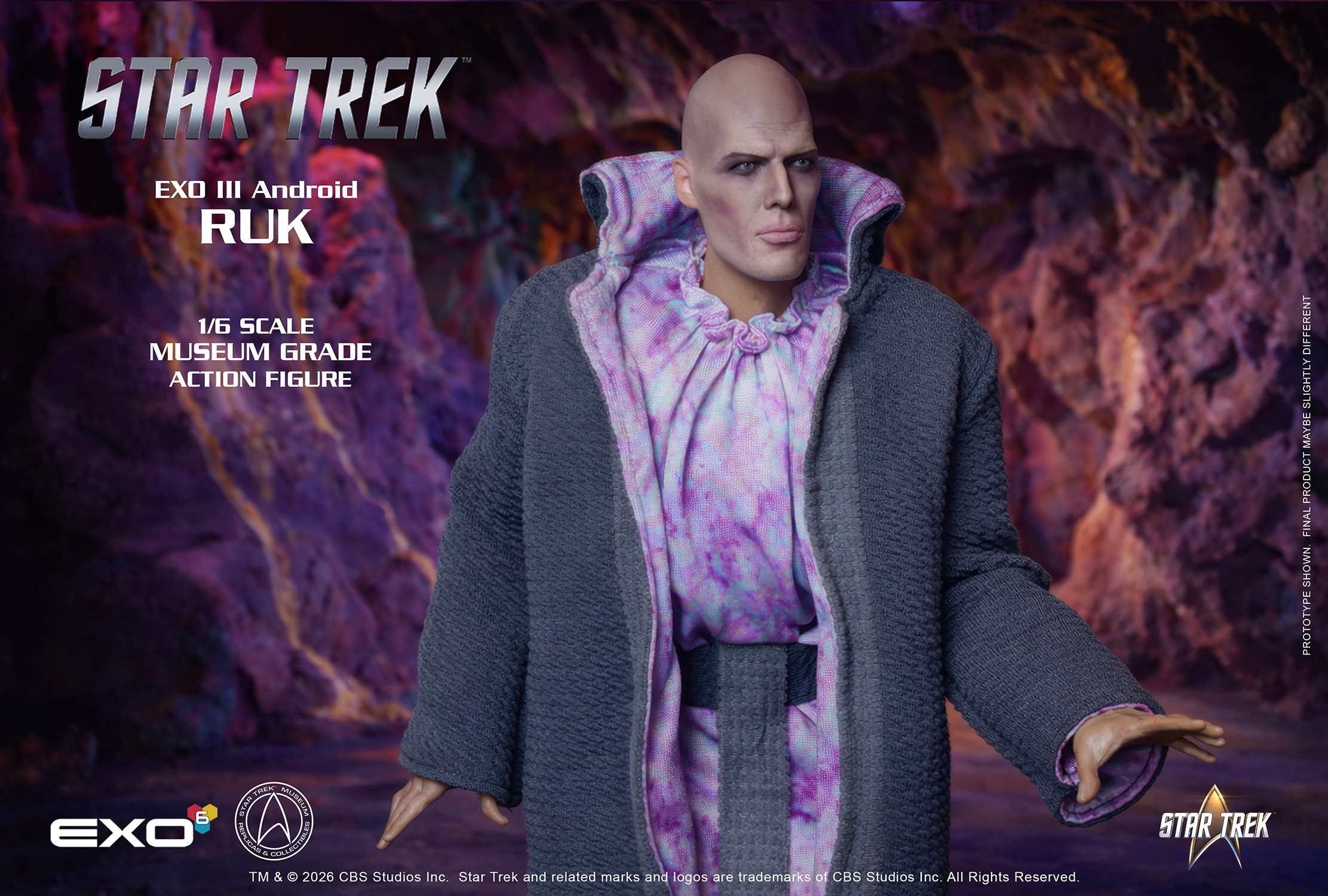 Star Trek Ruk Sixth Scale Figure  (Prototype Shown) View 4