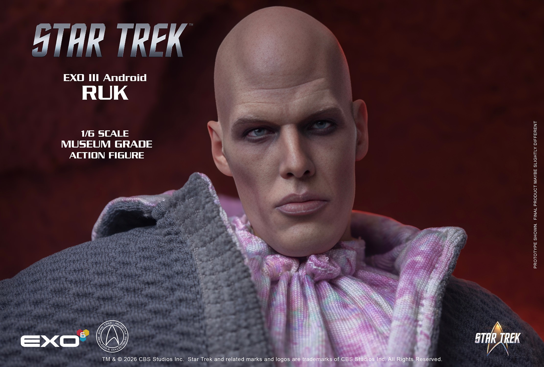 Star Trek Ruk Sixth Scale Figure  (Prototype Shown) View 5