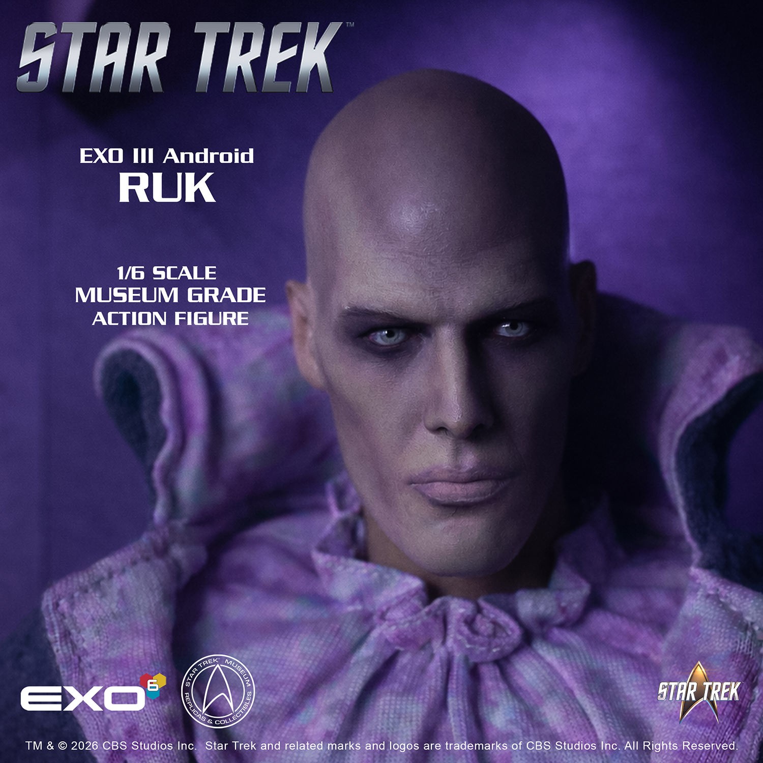 Star Trek Ruk Sixth Scale Figure  (Prototype Shown) View 7