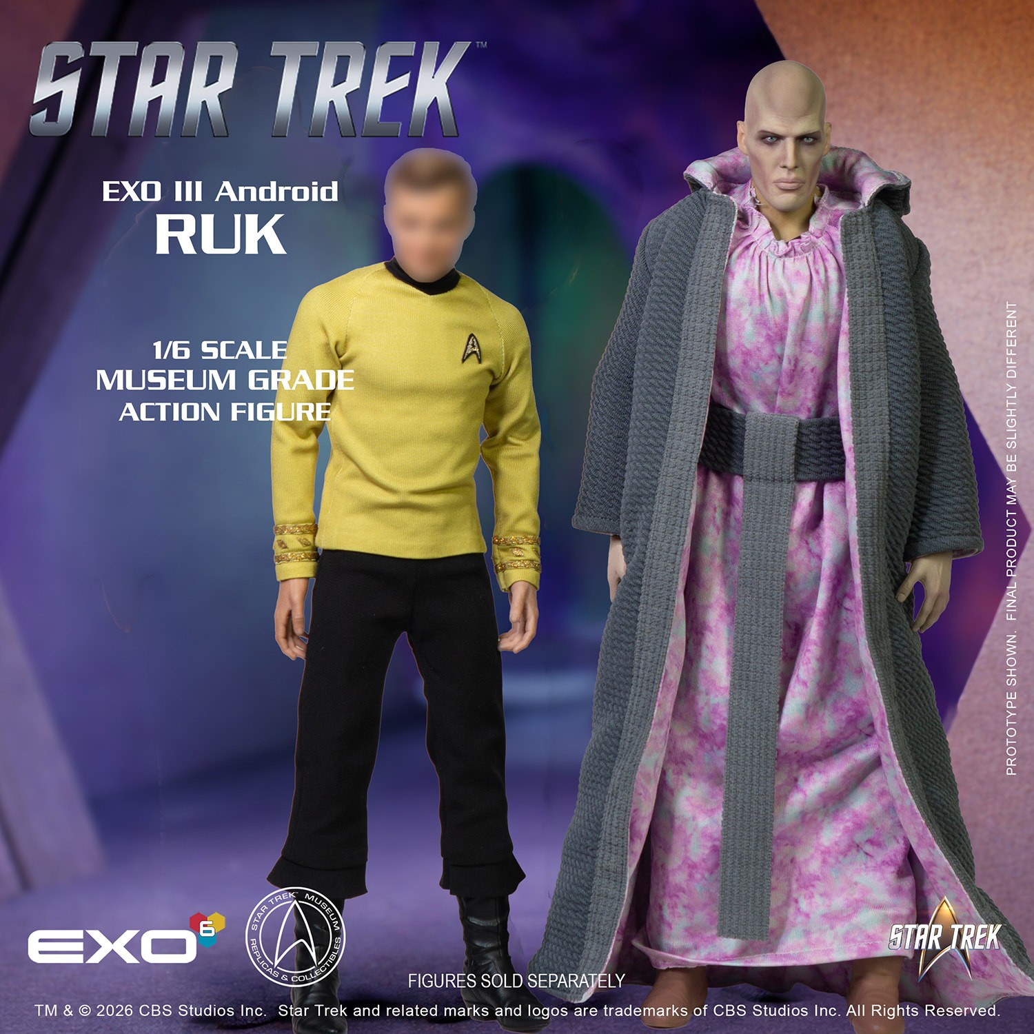 Star Trek Ruk Sixth Scale Figure  (Prototype Shown) View 10