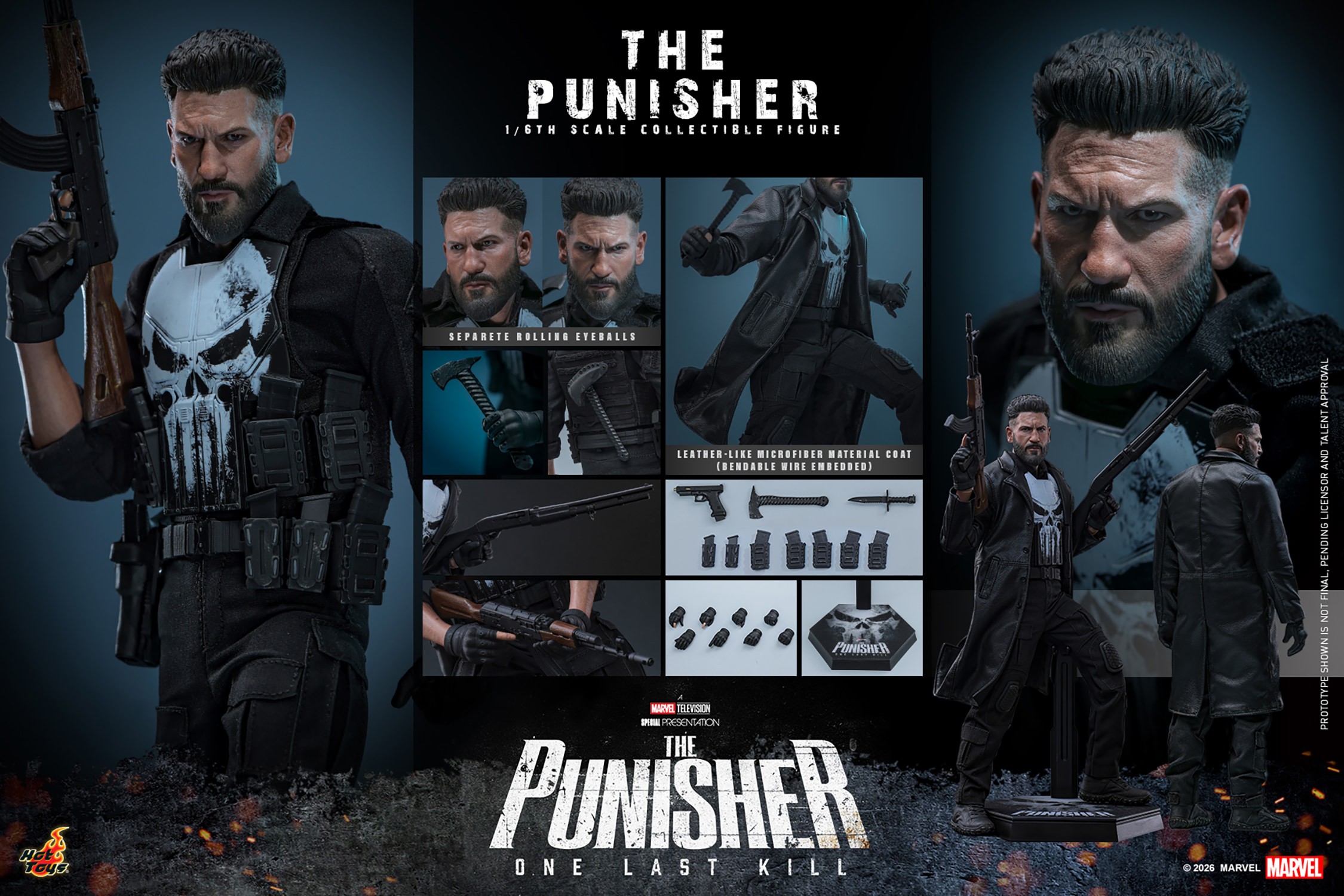 Marvel The Punisher Sixth Scale Figure  (Prototype Shown) View 21