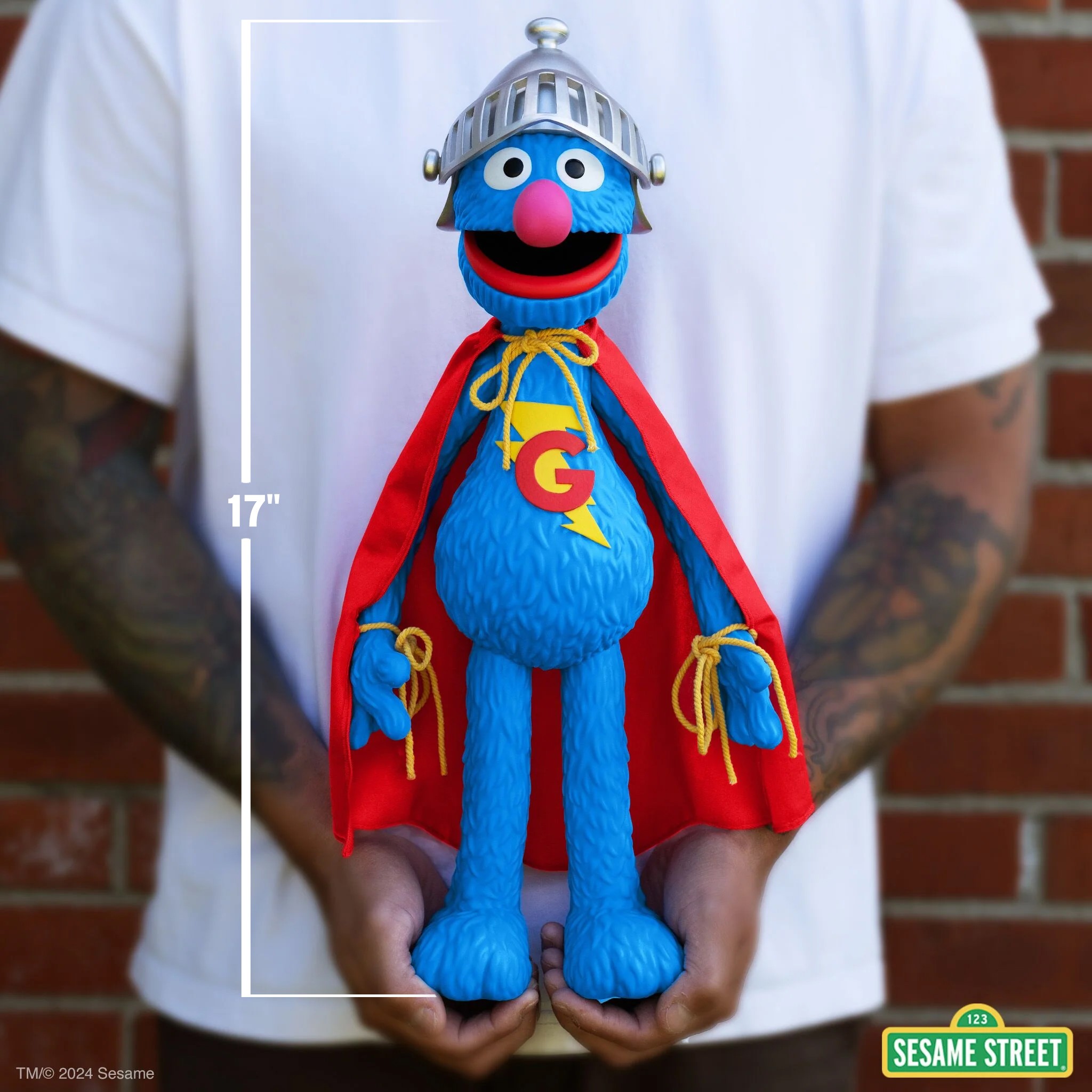 Sesame Street Super Grover Vinyl Collectible  (Prototype Shown) View 2