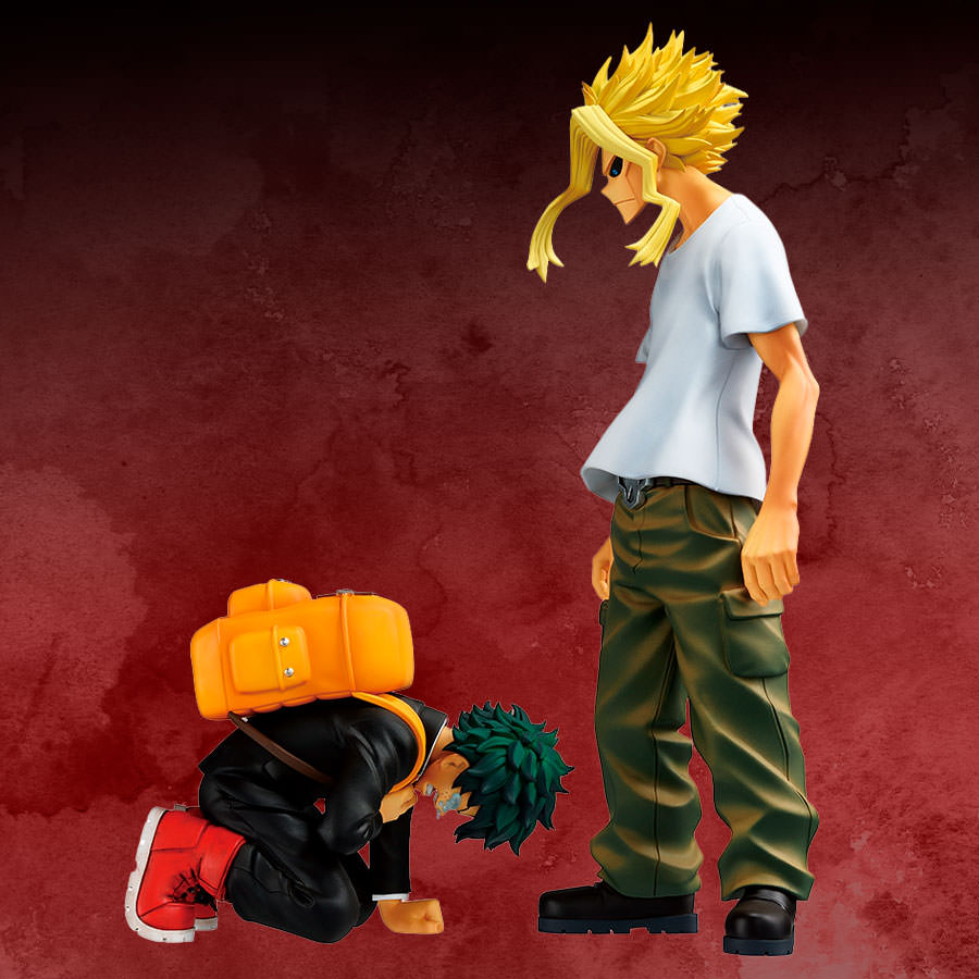 My Hero Academia Izuku Midoriya & All Might (The Story of How He Became the Greatest Hero) Collectible Figure  (Prototype Shown) View 1