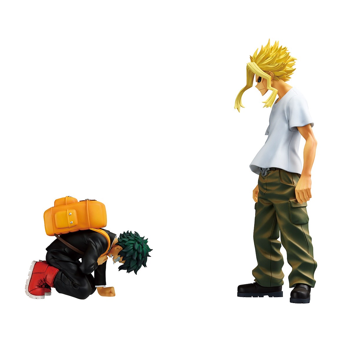 My Hero Academia Izuku Midoriya & All Might (The Story of How He Became the Greatest Hero) Collectible Figure  (Prototype Shown) View 6