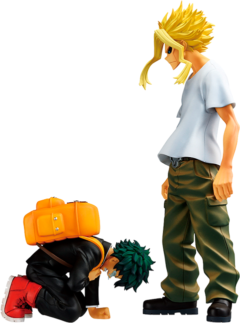 My Hero Academia Izuku Midoriya & All Might (The Story of How He Became the Greatest Hero) Collectible Figure  (Prototype Shown) View 11