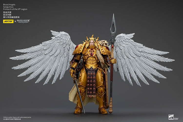 Warhammer 40K Sanguinius, Primarch of the IXth Legion Action Figure  (Prototype Shown) View 7