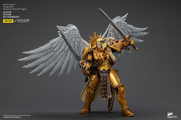 Warhammer 40K Sanguinius, Primarch of the IXth Legion Action Figure  (Prototype Shown) View 10