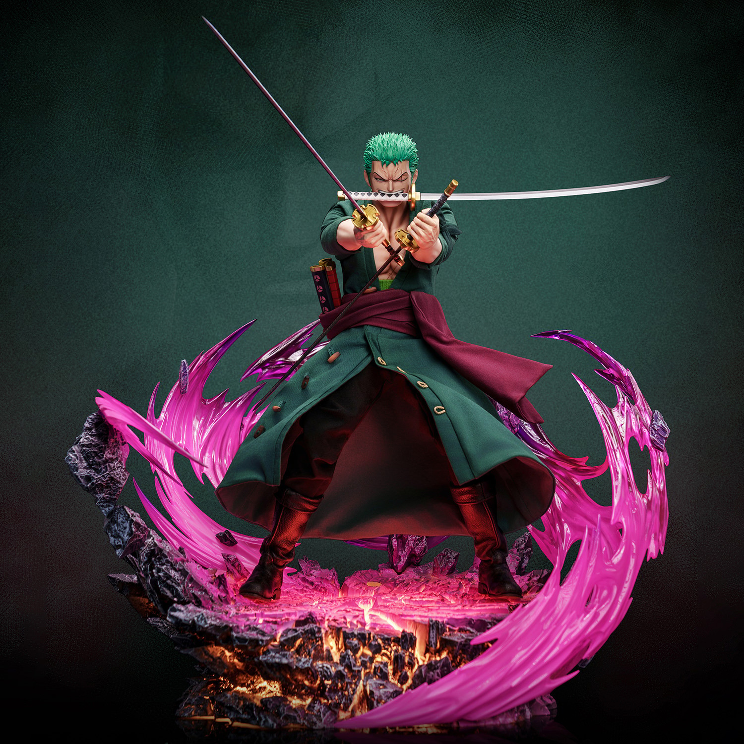 One Piece Roronoa Zoro (Deluxe Version) Sixth Scale Figure  (Prototype Shown) View 5
