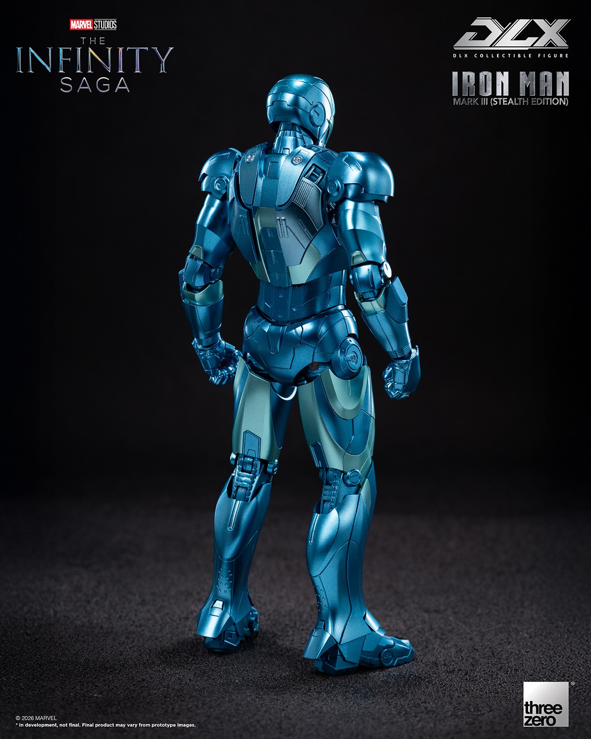 Marvel DLX Iron Man Mark 3 (Stealth Edition) Action Figure  (Prototype Shown) View 7