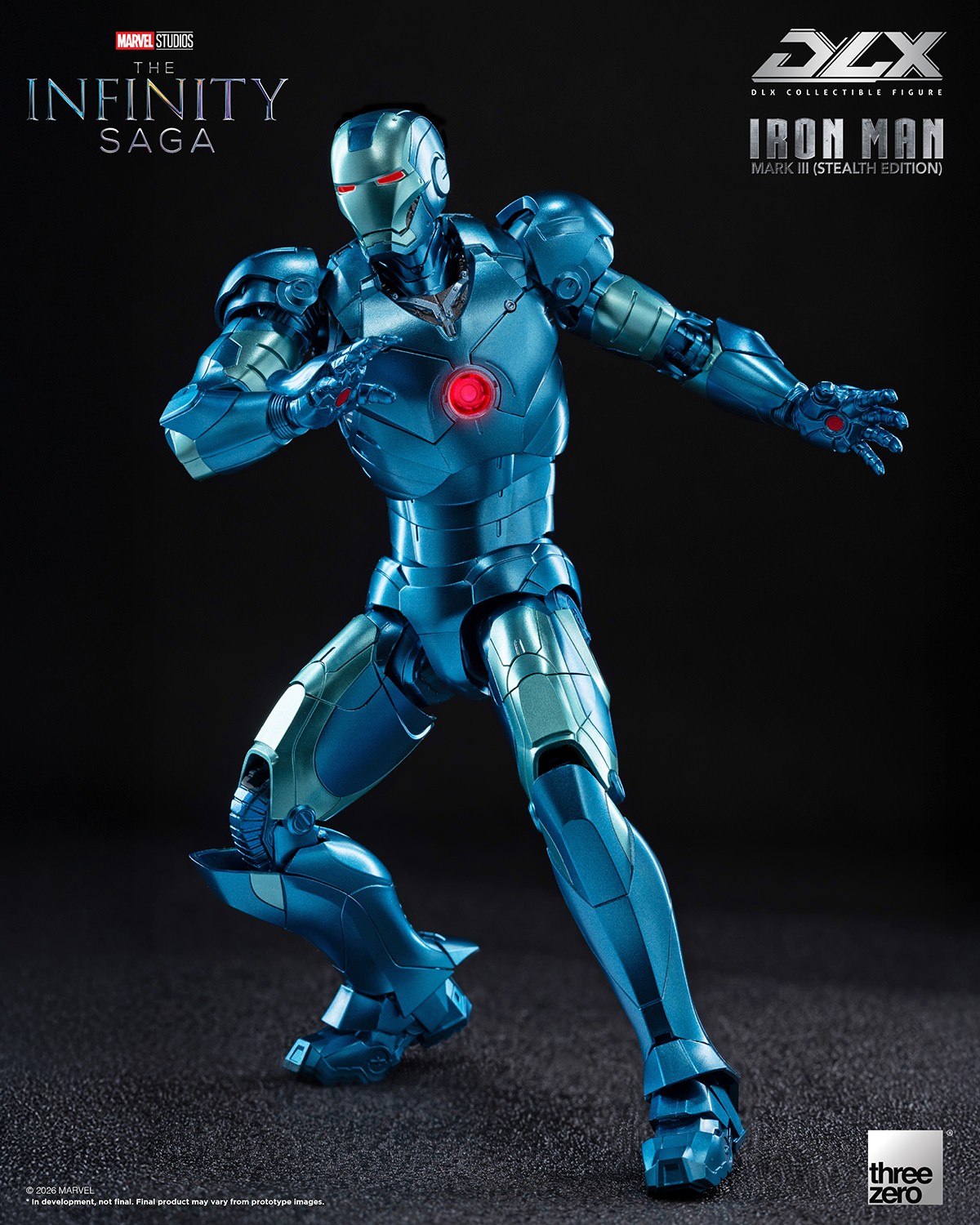 Marvel DLX Iron Man Mark 3 (Stealth Edition) Action Figure  (Prototype Shown) View 9