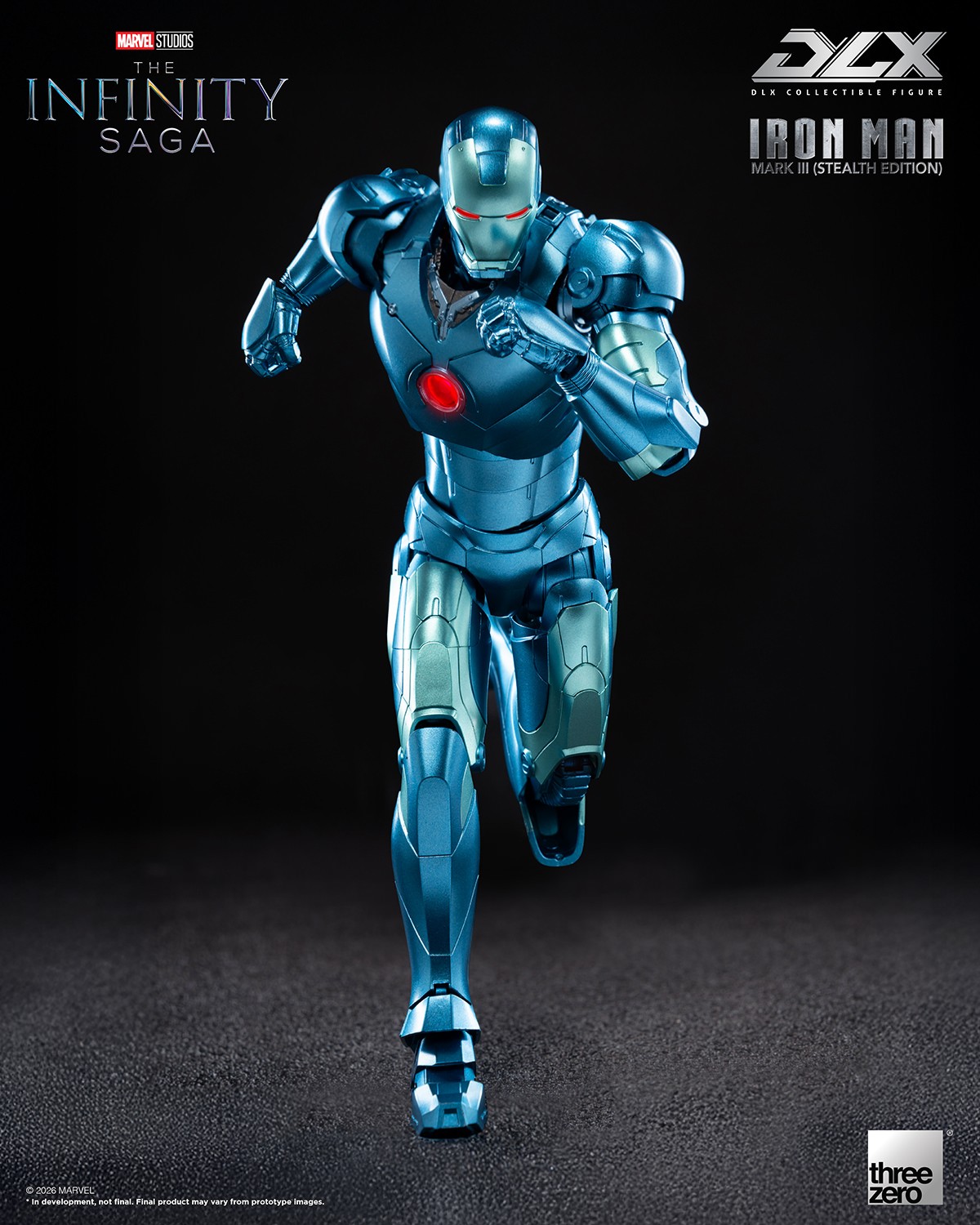 Marvel DLX Iron Man Mark 3 (Stealth Edition) Action Figure  (Prototype Shown) View 10