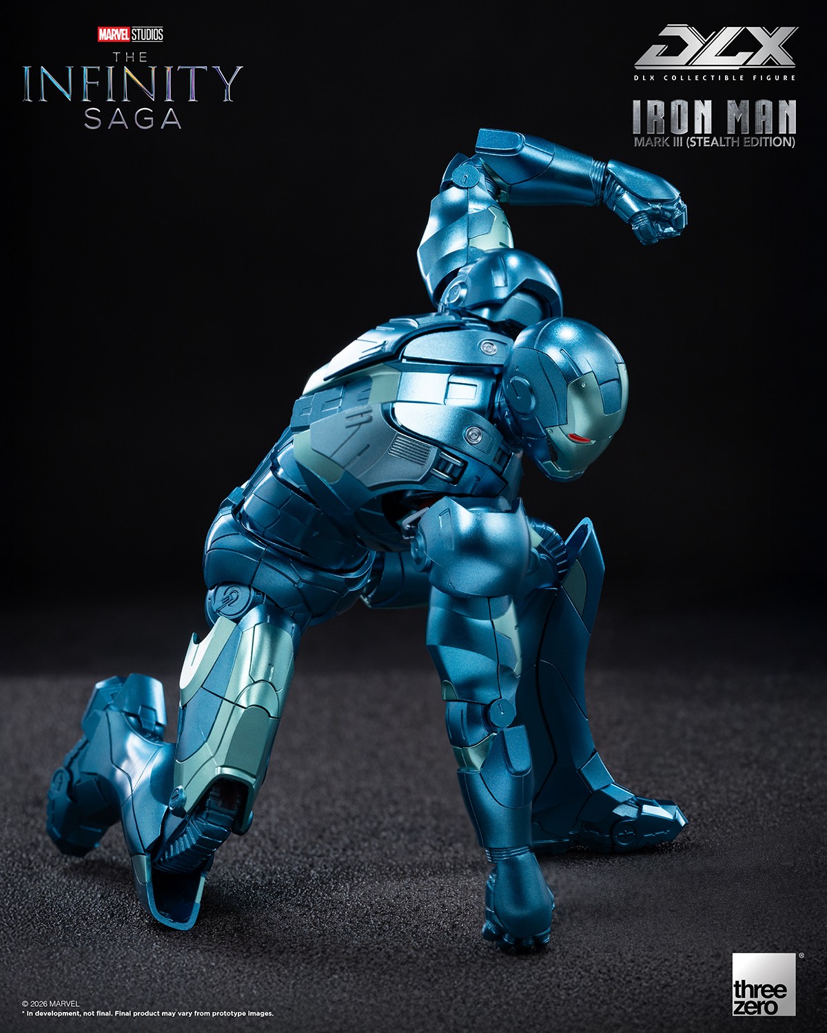 Marvel DLX Iron Man Mark 3 (Stealth Edition) Action Figure  (Prototype Shown) View 11