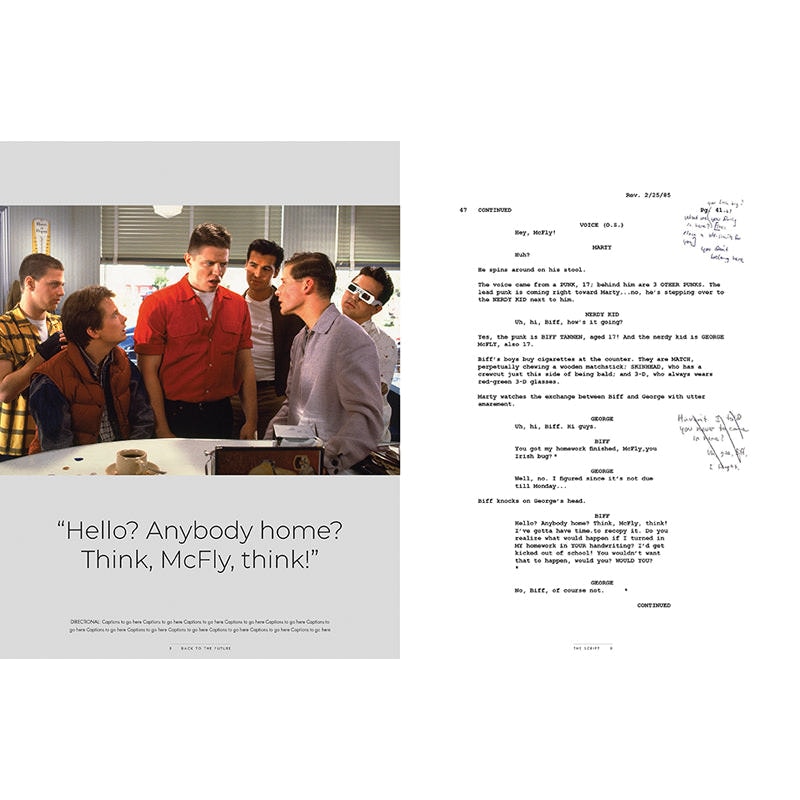 Back to the Future Back to the Future: The Complete Screenplay [Limited Edition] Book  (Prototype Shown) View 5